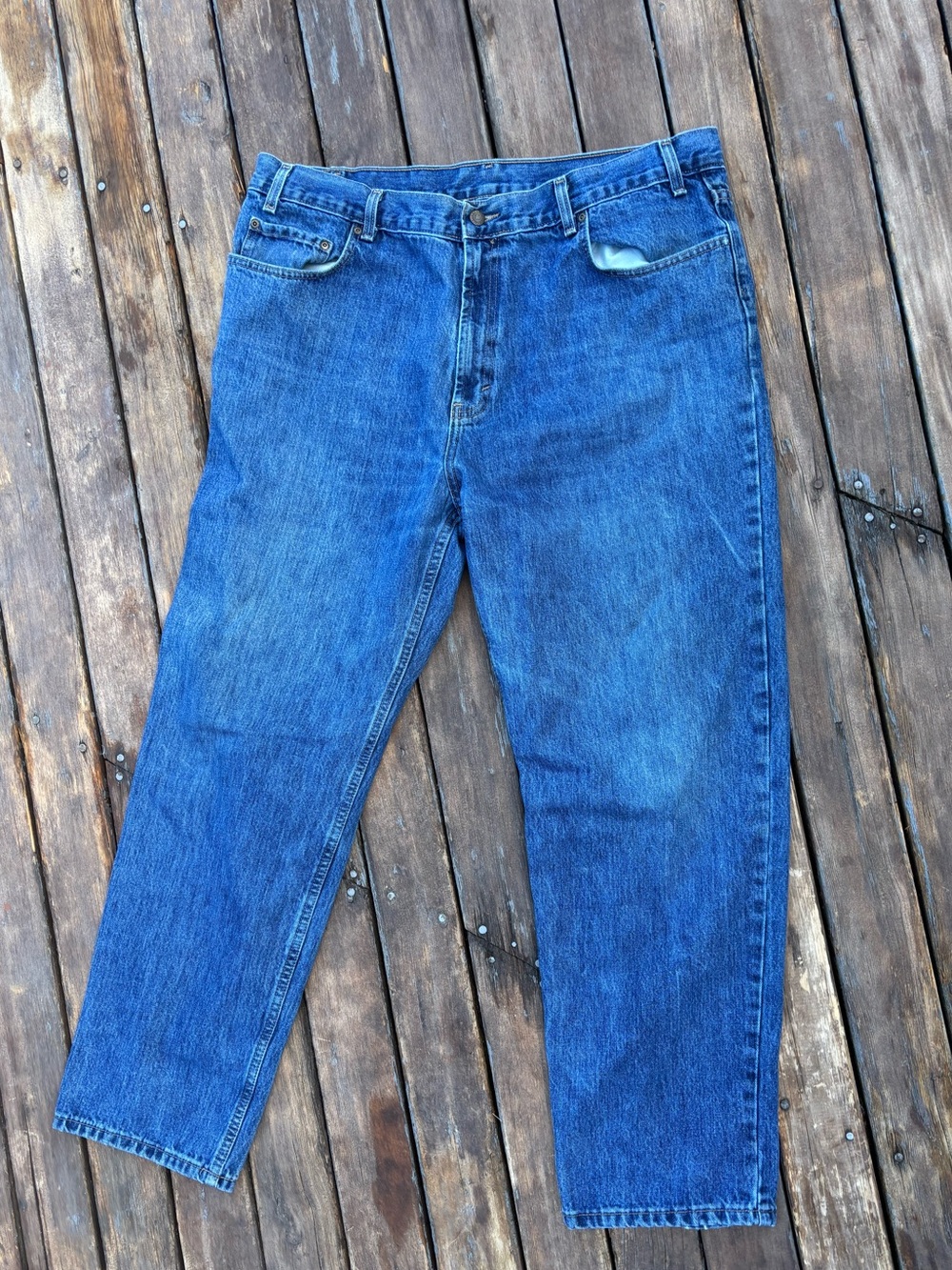 Kirkland Signature Men's Indigo Straight-Leg Jeans - 42x32